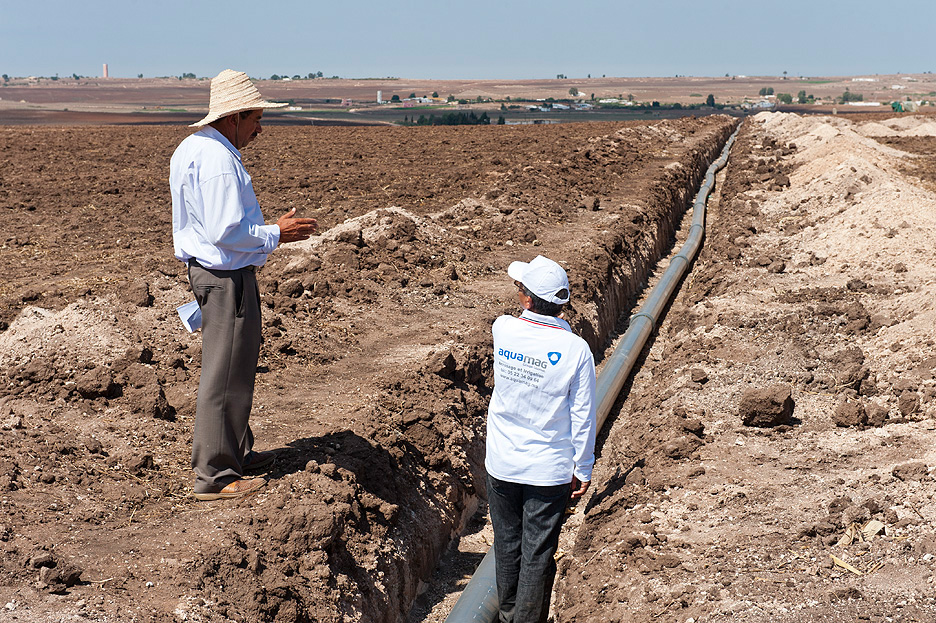 Réalisation du projet d’irrigation par pivot à Sidi Bennour