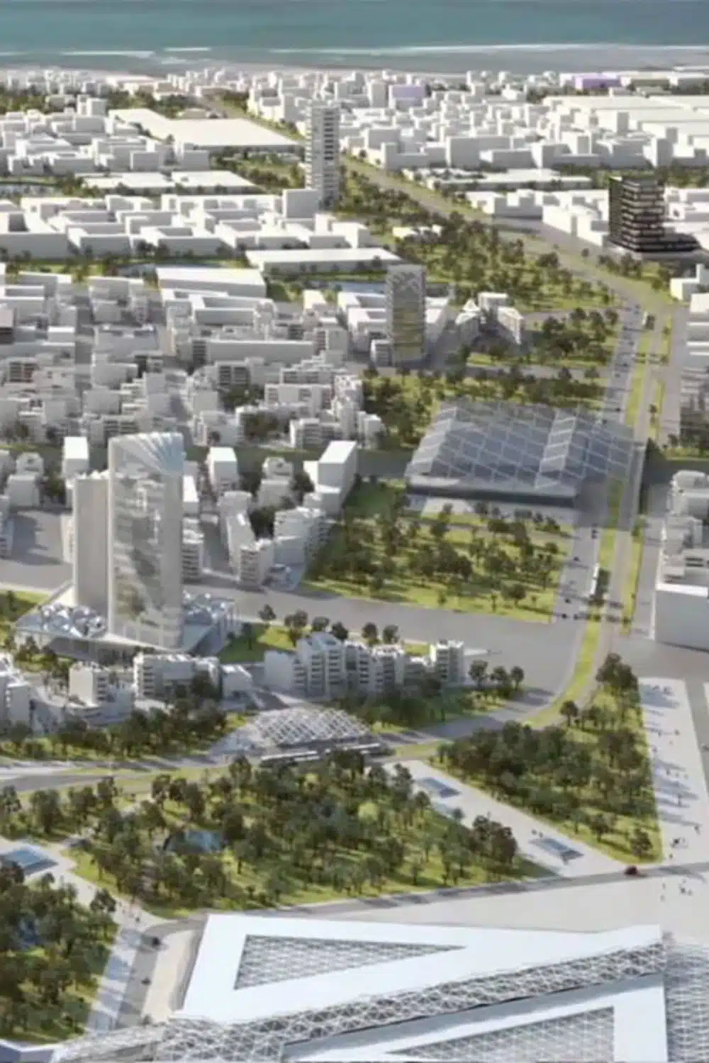 Arrosage automatique Eco-cité Zenata par Aquamag au Maroc et en Afrique Espaces publics | Aquamag