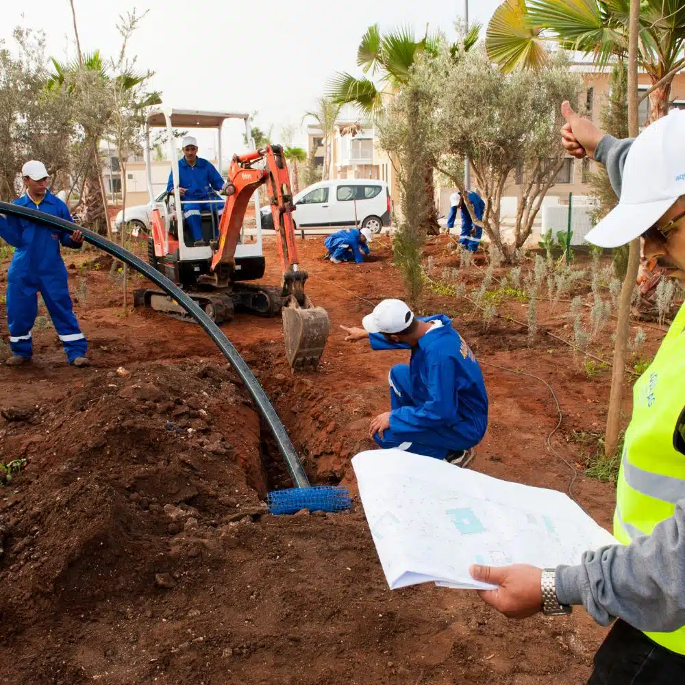 Arrosage automatique d’espace public par Aquamag au Maroc et en Afrique (8) Espaces publics | Aquamag