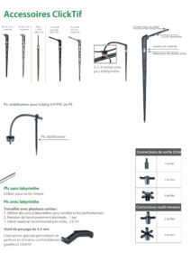 Accessoires ClickTif Micro-irrigation | Aquamag